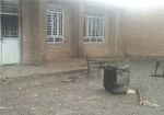 بخاری آتش گرفته مدرسه شهر «شین آباد»