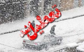 برخی مدارس کرمان بر اثر بارش برف تعطیل شدلغو المپیاد زبان