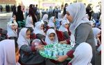 توزیع شیر در مدارس مناطق محروم
