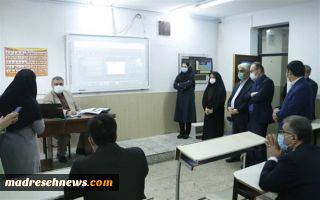 بازدید رئیس سازمان پژوهش از وضعیت مدارس استان گیلان