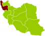 موقعیت جغرافیایی استان آذربایجان غربی